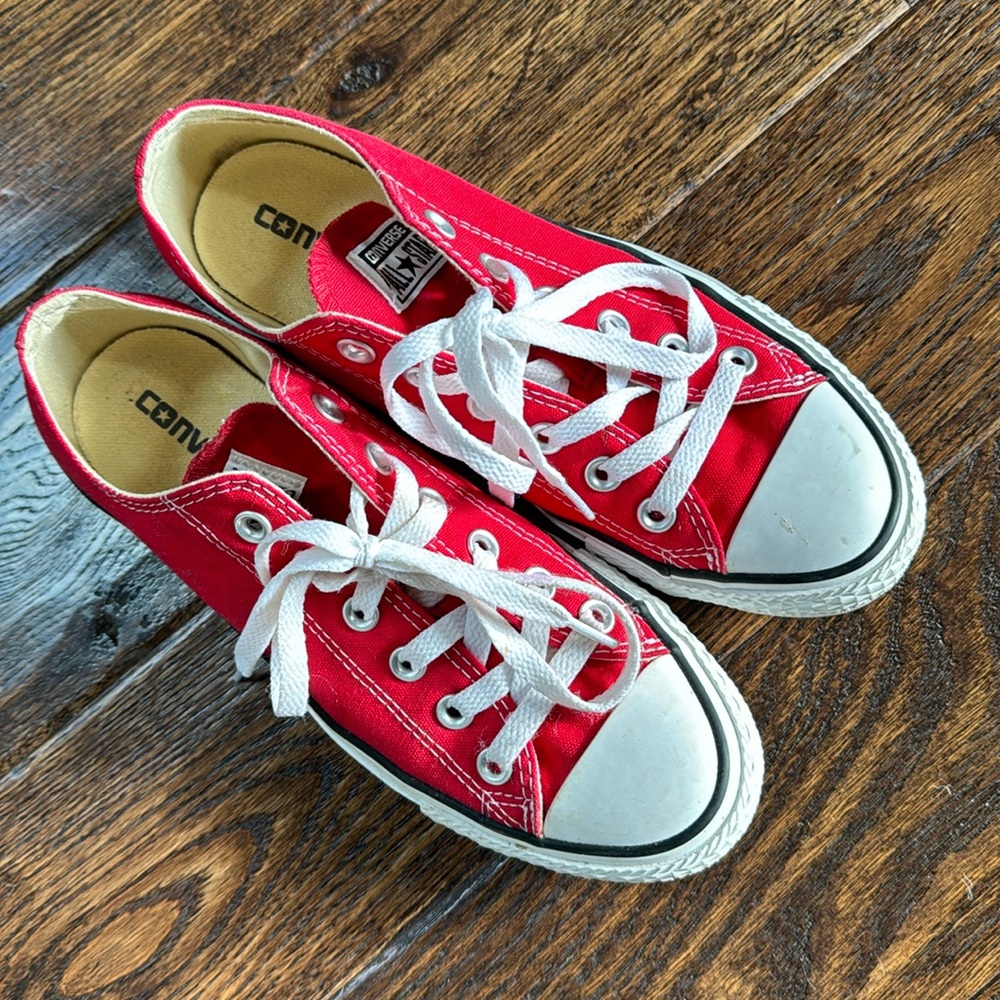Red converse. European size 39.